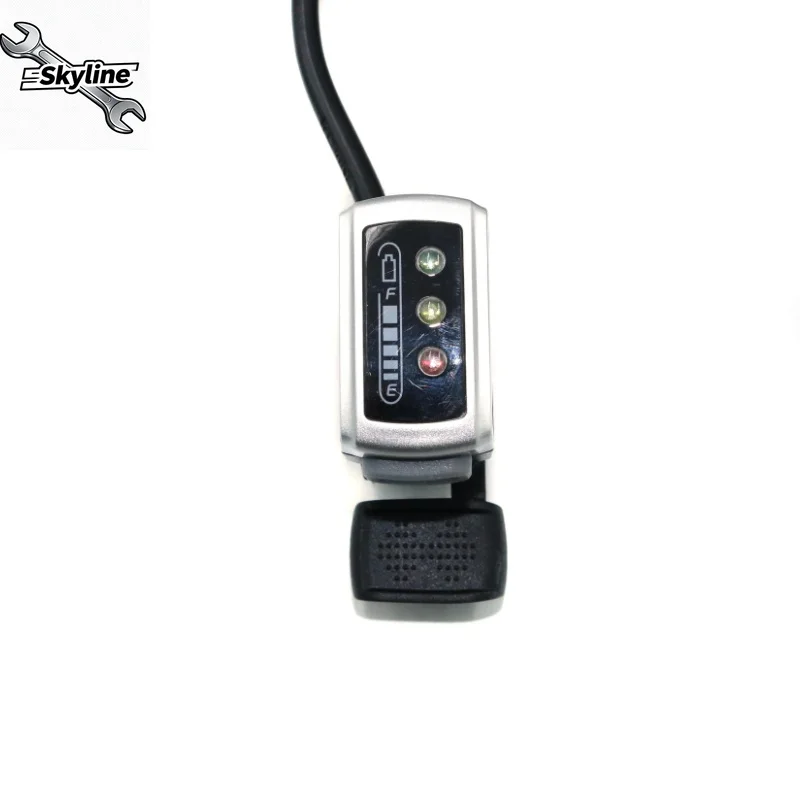 24V/36V/48V 106DX E-bike Thumb Throttle Gas Handle Accelerator With Battery Indicator