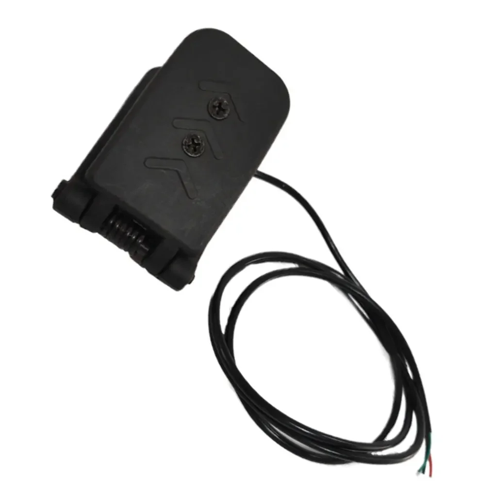 Black Plastic ATV Foot Pedal Gas Speed Control Brake Pedal Gas Pedal Speed Control Accessory