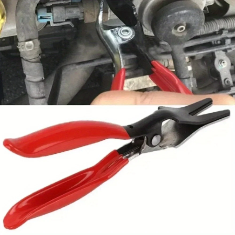 Automobile Oil Hose Pipe Buckle Removal Tool Oil Pipe Separation Clamp Joint Tightening Pliers Fuel Filter Automotive Pipe Tool 