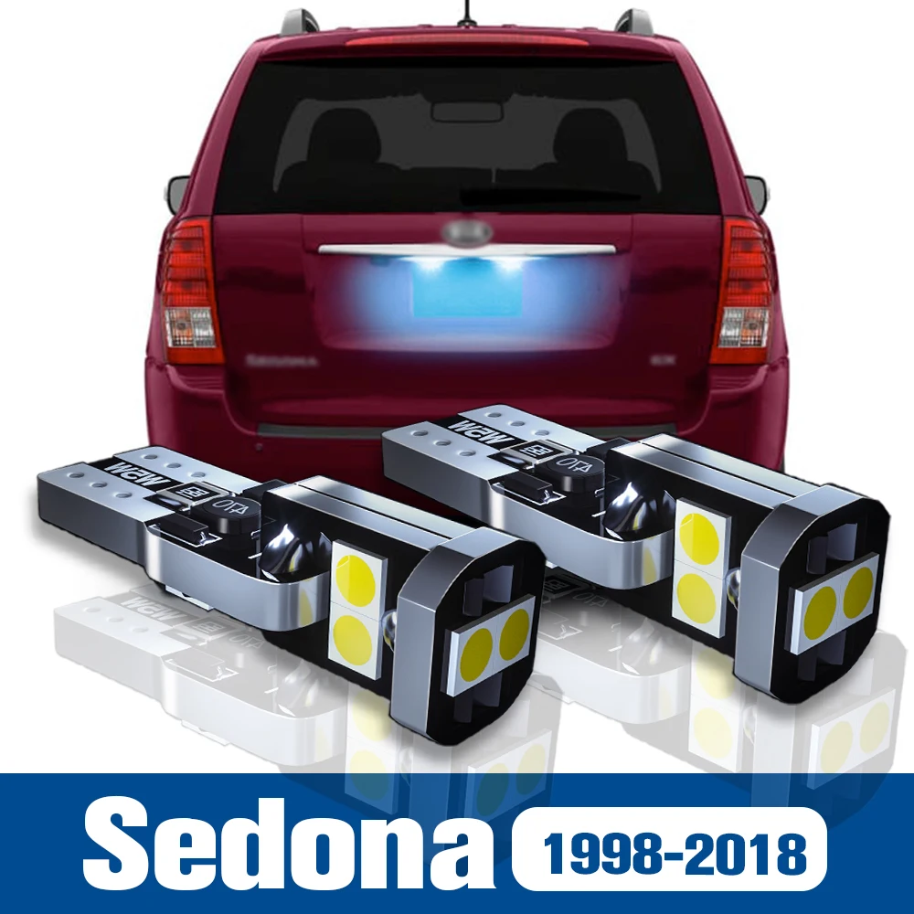 

2x LED License Plate Light Lamp Accessories Canbus For Kia Sedona 1 2 3 4 1998-2018 2008 2009 2010 2011 2012 2013 2014 2015 2016