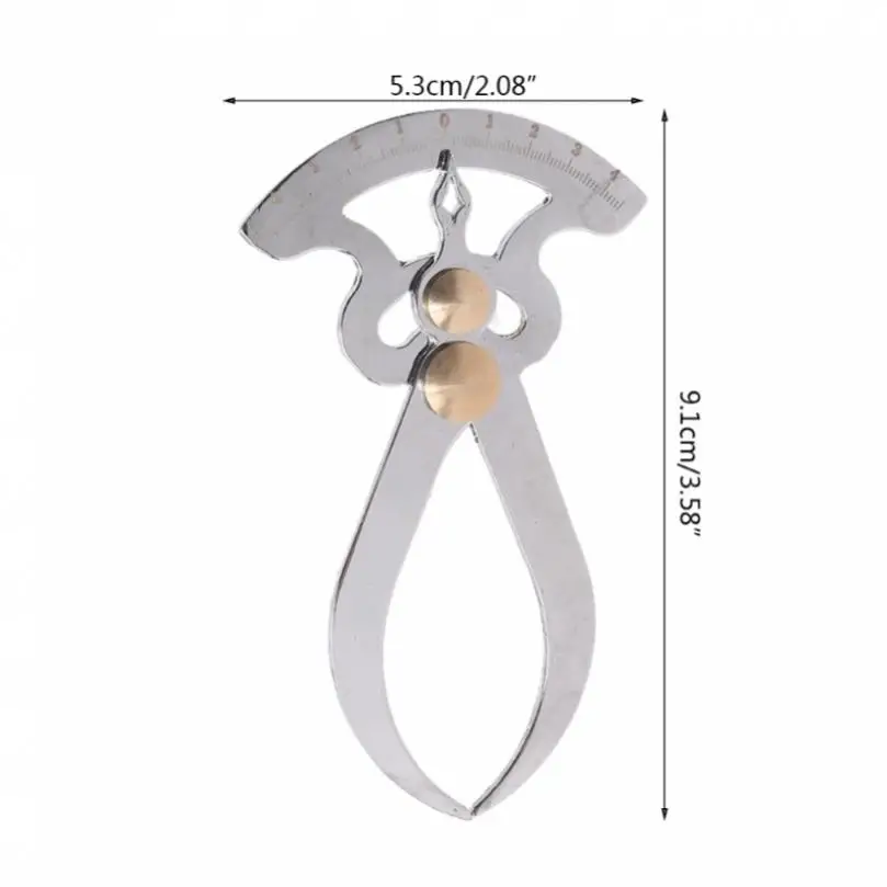 Stainless Steel Internal External Metric Diameter Feeler Gauge With Metric Scale for meet Different Measurement Requirements