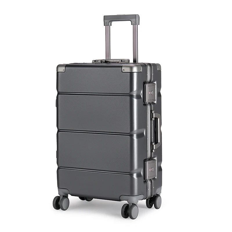 Reis Pc Aluminium Frame Ombinatie Slot Hendel Koffer Universele Roller 20 "22" 24 "26" 28 "Zakelijke Handbagage Trolly