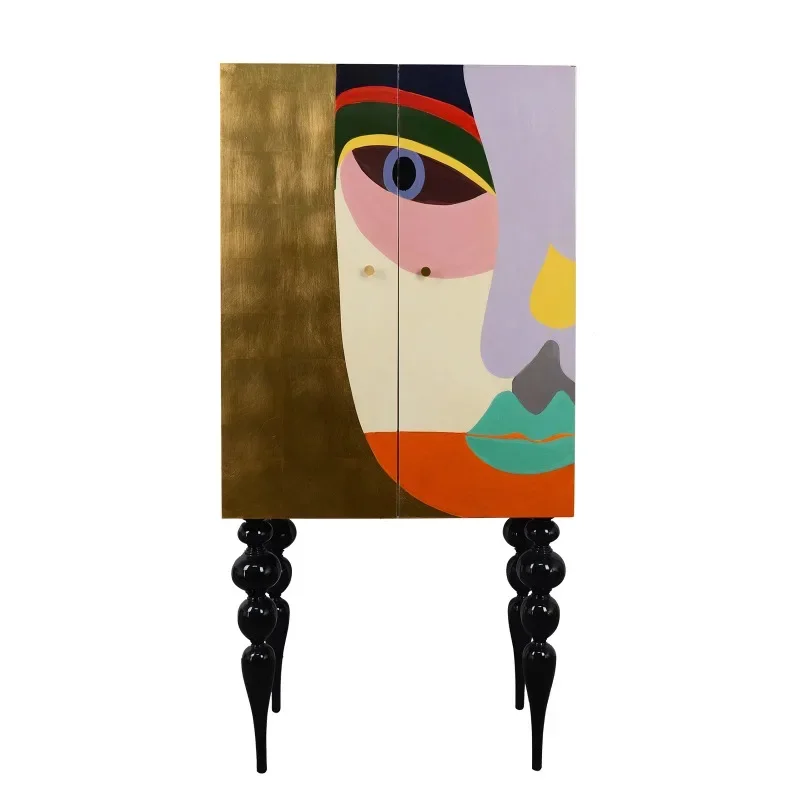 Étagères salon Bar armoire de rangement Mobile Restaurant Armoire à vin affichage luxe whisky Cocktai Armoire meubles à la mode