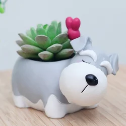 Sadzarka dla szczeniąt Corgi na sukulenty, dekoracyjny pojemnik na doniczkę dla psa do dekoracji blatu Mini Bonsai Home