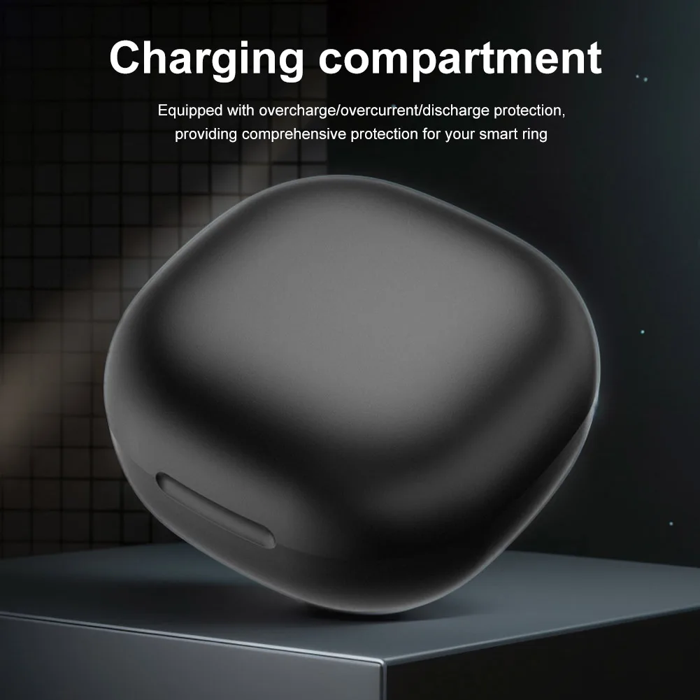 Charging Case 200mAh Type-C Port Wireless Charger Case Replacement Charger Case Cradle Dock Station for R02/R03/R06 Smart Ring