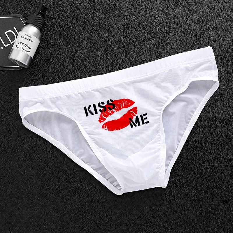 Soft Smooth Men Briefs Sexy Boxer Briefs Underpantes For Gay Man Sexy Printed Briefs Underwear Plus Sizes Male Underwear