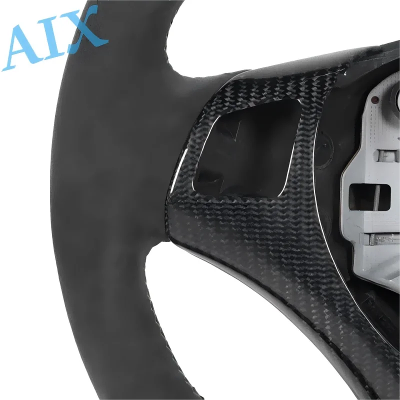 Picture 5: Fit for BMW E90 E92 E93 E82 E87 3 Series 320 325 330 M3 M2 X1 100% Real Carbon Fiber alcantara Steering Wheel