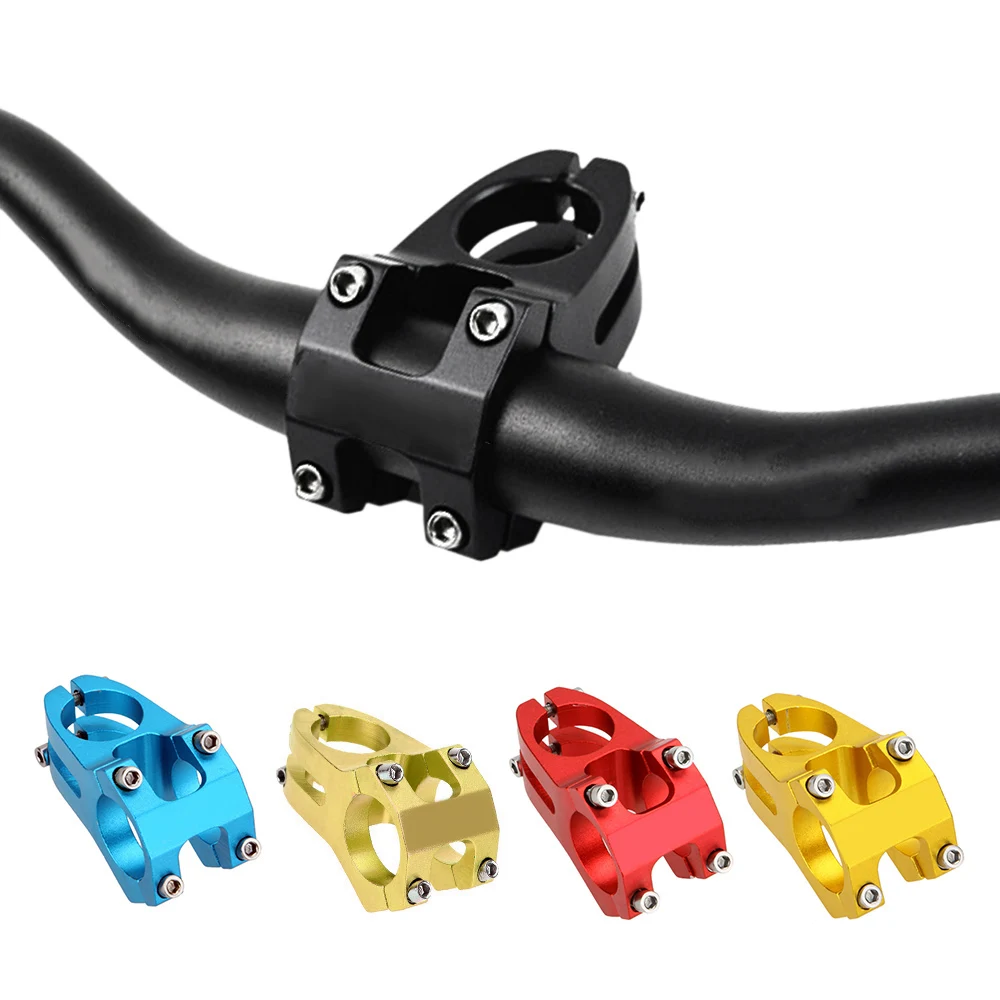Attacco manubrio per mountain bike MTB in lega di alluminio per bicicletta da 31,8 mm