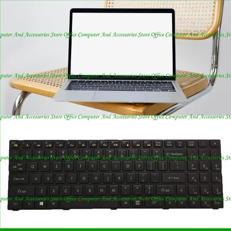 

U55C For DNS TWC K580S AETWC700010 Laptop Keyboard With Frame Replacement