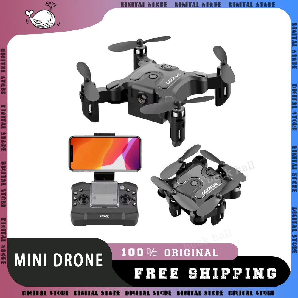 

Mini Drone 4k Professional Hd Camera High Hold Mode Rc Helicopter Kid Helicopter Rc Rtf Quadopter Foldable Quadrocopter Wifi