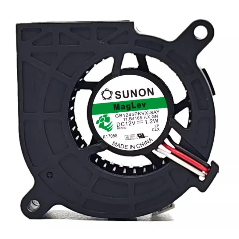 New Cooler Fan for SUNON GB1245PKVX-8AY 12V 1.2W 3-wire Turbo Blower Cooling Fan 45 * 45 * 20mm
