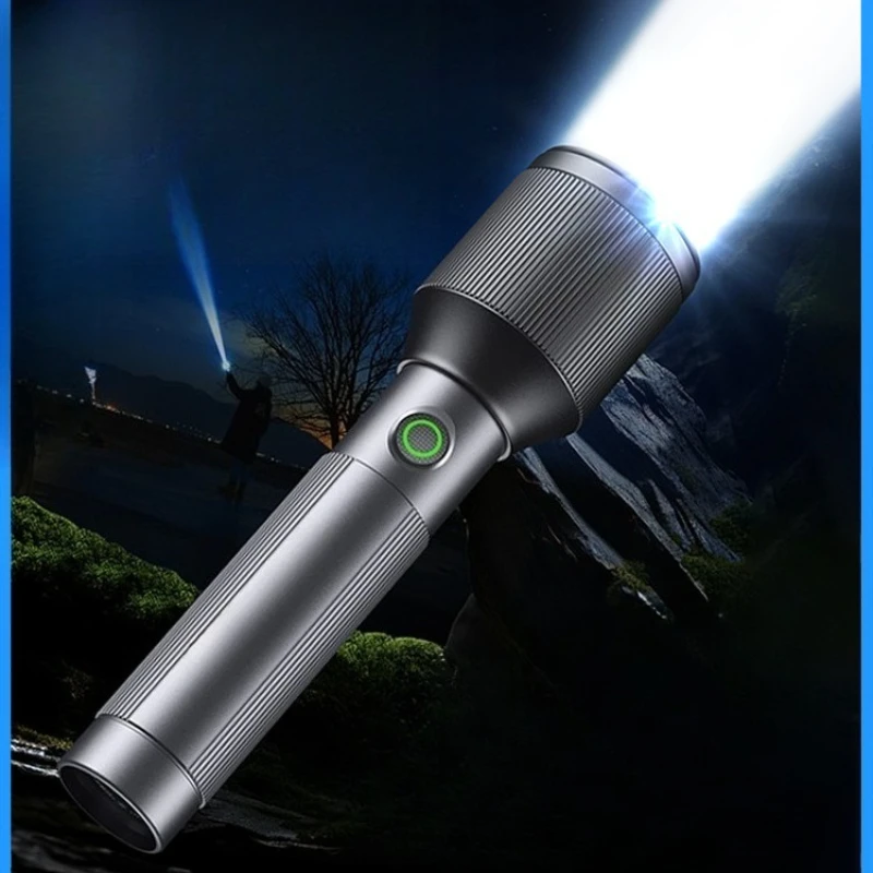 

Strong light flashlight high power outdoor super bright long-range lighting rechargeable long-range battery life home 2025