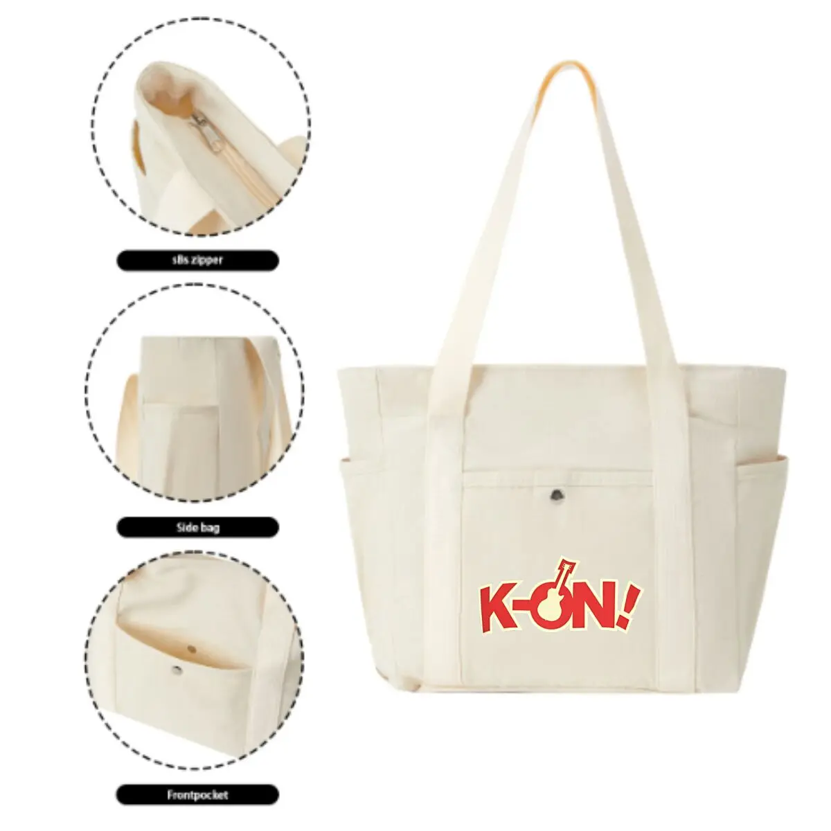 K-On! Anime Music Band High-End and Large-Capacity Tote Bag