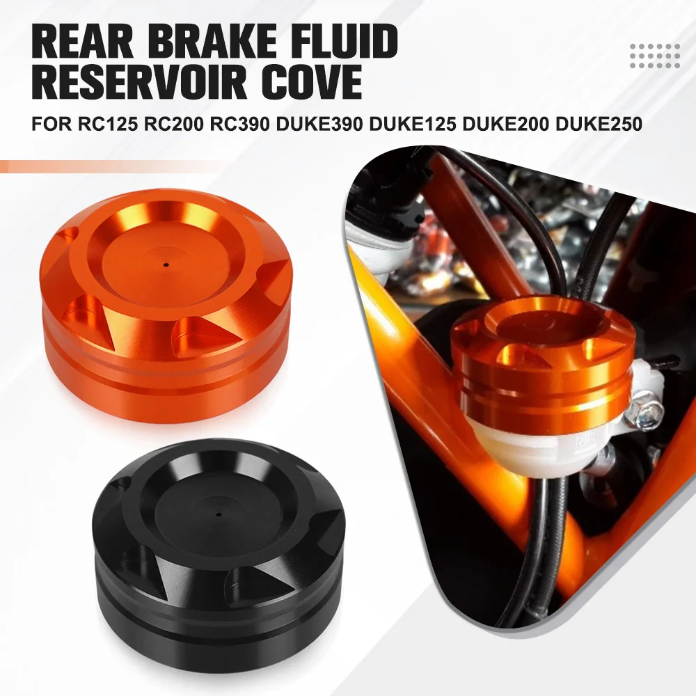 

Motorcycle Rear Brake Cylinder Cover Reservoir Oil Fluid Cap Tank Cup For KTM RC125 RC200 RC390 DUKE390 DUKE125 DUKE200 DUKE250