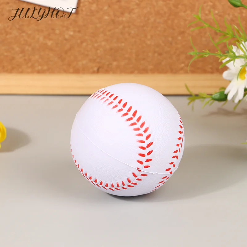 

Baseball 7CM Softball Training Handmade Balls Fitness Products White Kid Baseballs Men's Practice Team Game Ball