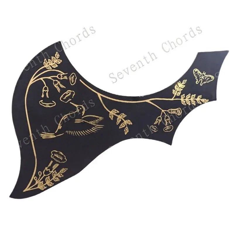 1 Pcs Hummingbird Flower Folk Acoustic Guitar Pickguard Pick Guard Anti-Scratch Plate Guitar Accessories