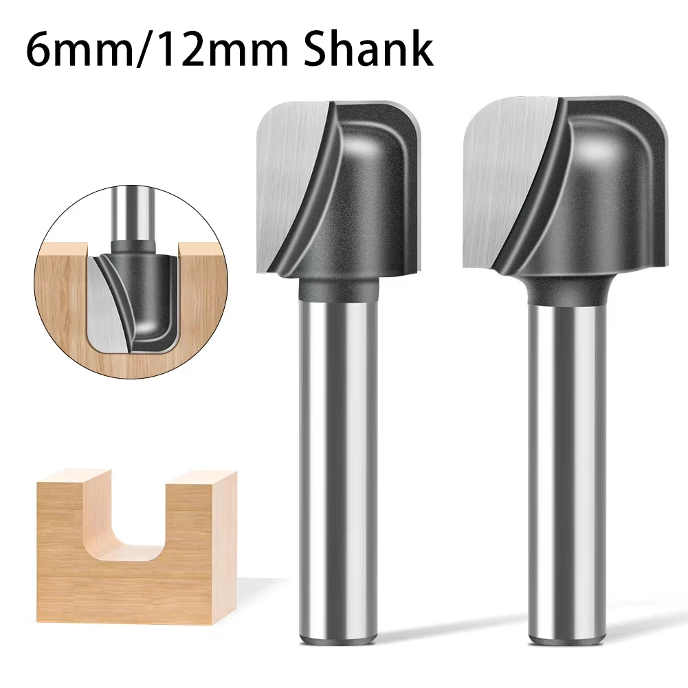 6mm 12mm Schaft Doppelbogen-Rundfräser Holzbearbeitungs-Nutfräser für Trimmer-Graviermaschine
