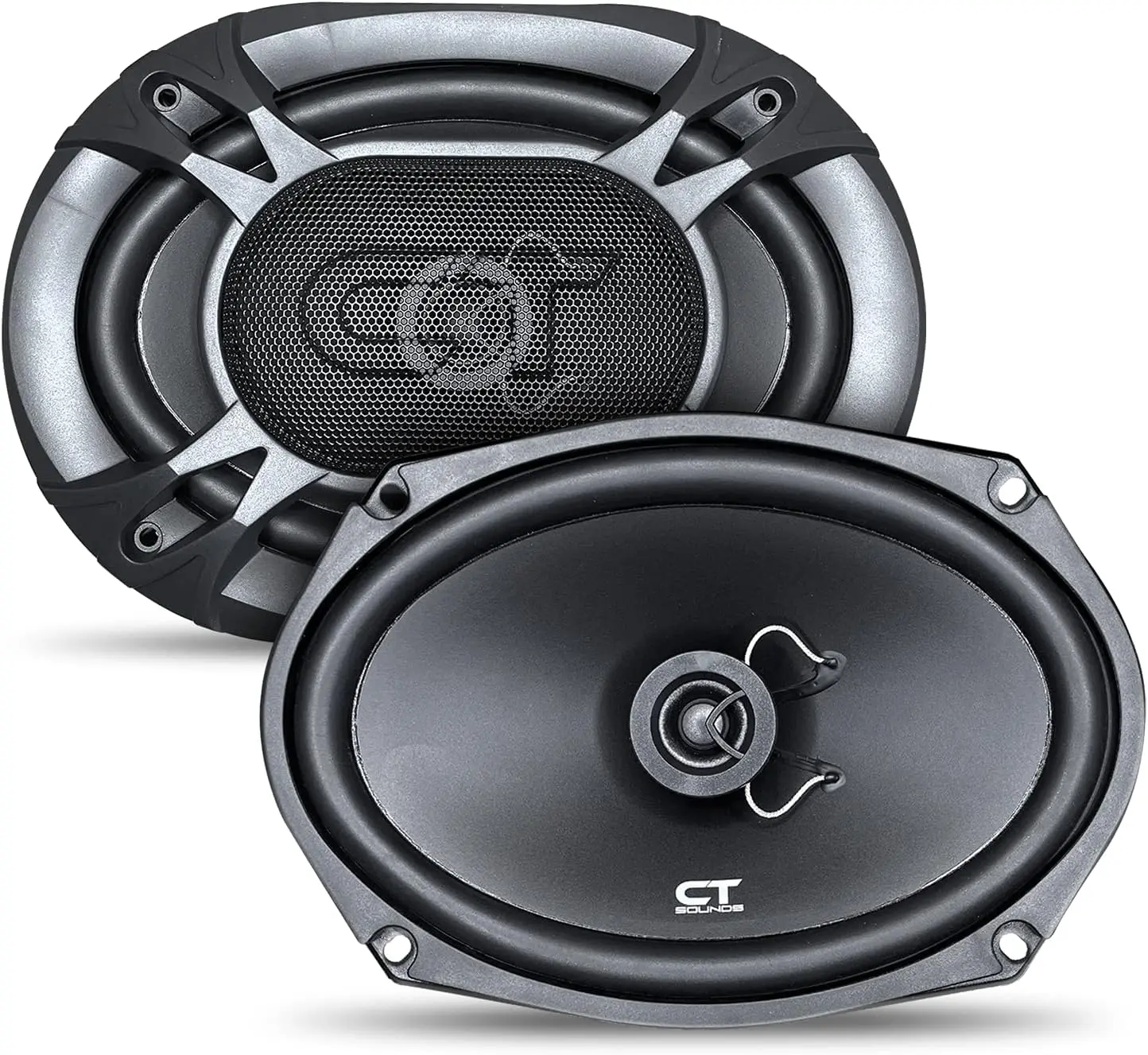 

6x9 Inch Coaxial Car Speakers, 200 Watts Max, 4 Ohm, Pair