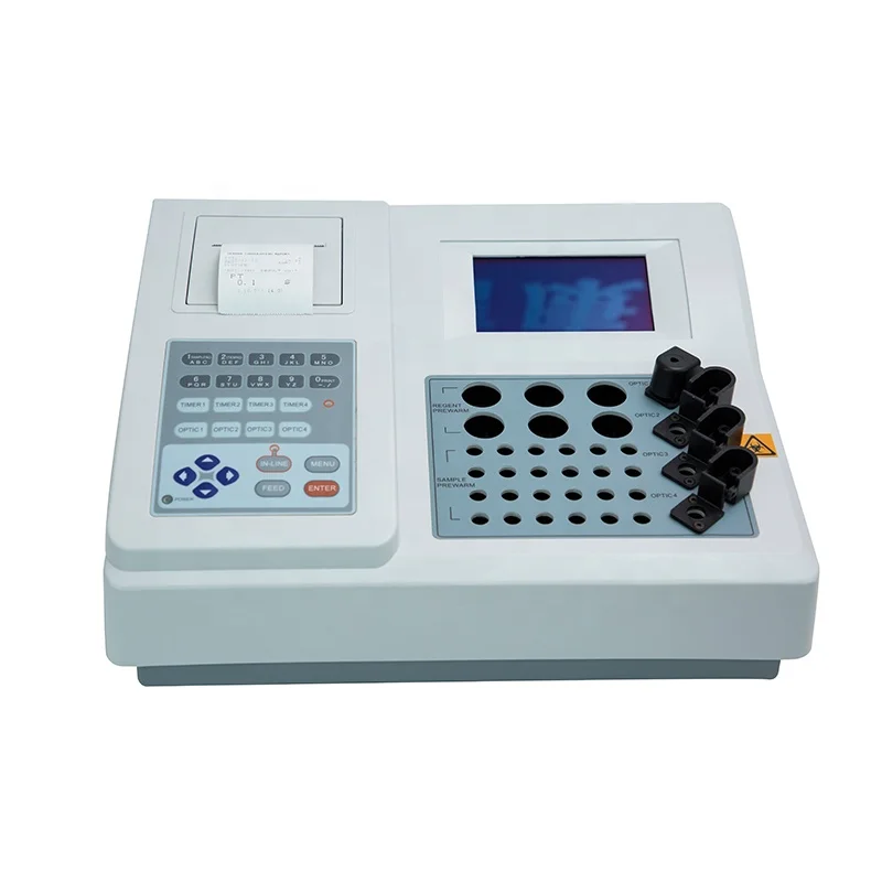 Most demanded products portable Clinical Analytical Instruments Advanced optical light matching system coagulation analyzer