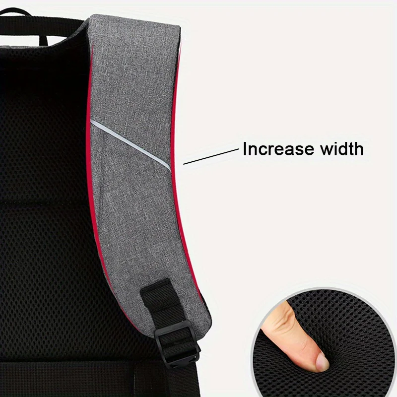 Anti Theft Men Business Laptop Backpack 15.6 Inch Water Resistant Backpack Multi Pocket Travel Office Work Computer Rucksack view 6