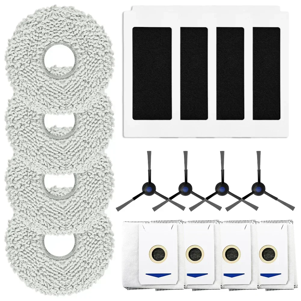 Imagem -02 - Solução de Limpeza de Longa Duração com Peças de Reposição Deebot T30 Pro Rolo Escova Lateral Filtro Bolsa de pó