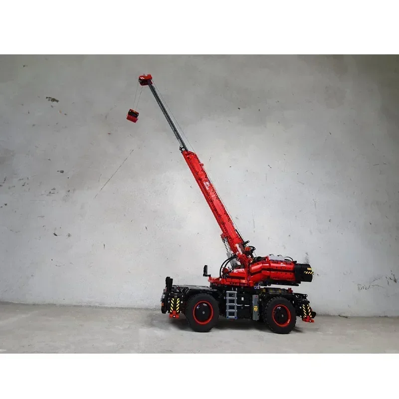 MOC-68437 جديد التحكم عن بعد رافعة التضاريس الخام بنة نموذج • 3596 أجزاء لعبة عيد ميلاد الأولاد الأطفال هدية #5