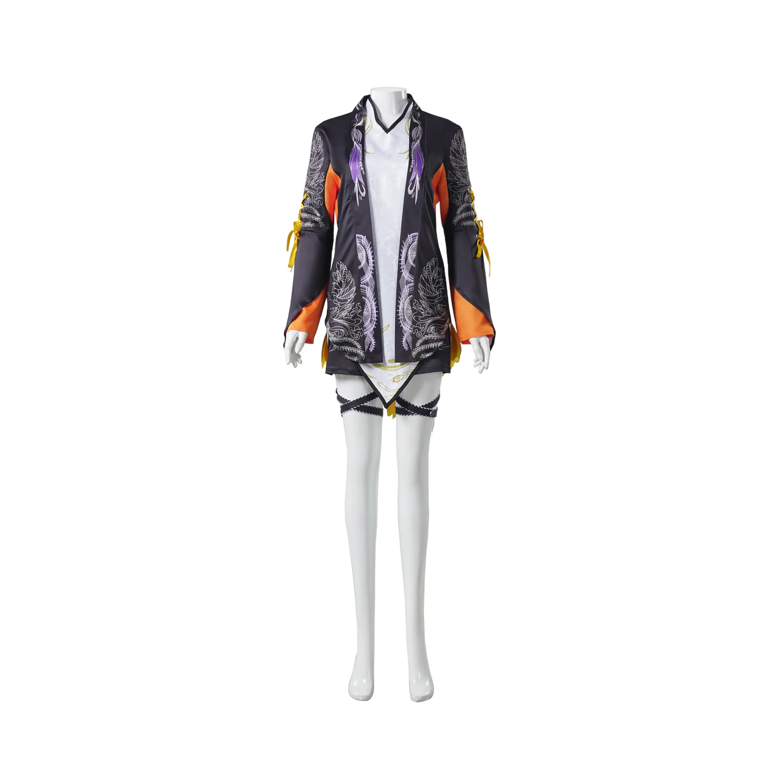 

Tekken LING XIAOYU Cosplay Costume Top and Pants Halloween Masquerade Dress Up Carnival Party Outfits for Adult Women