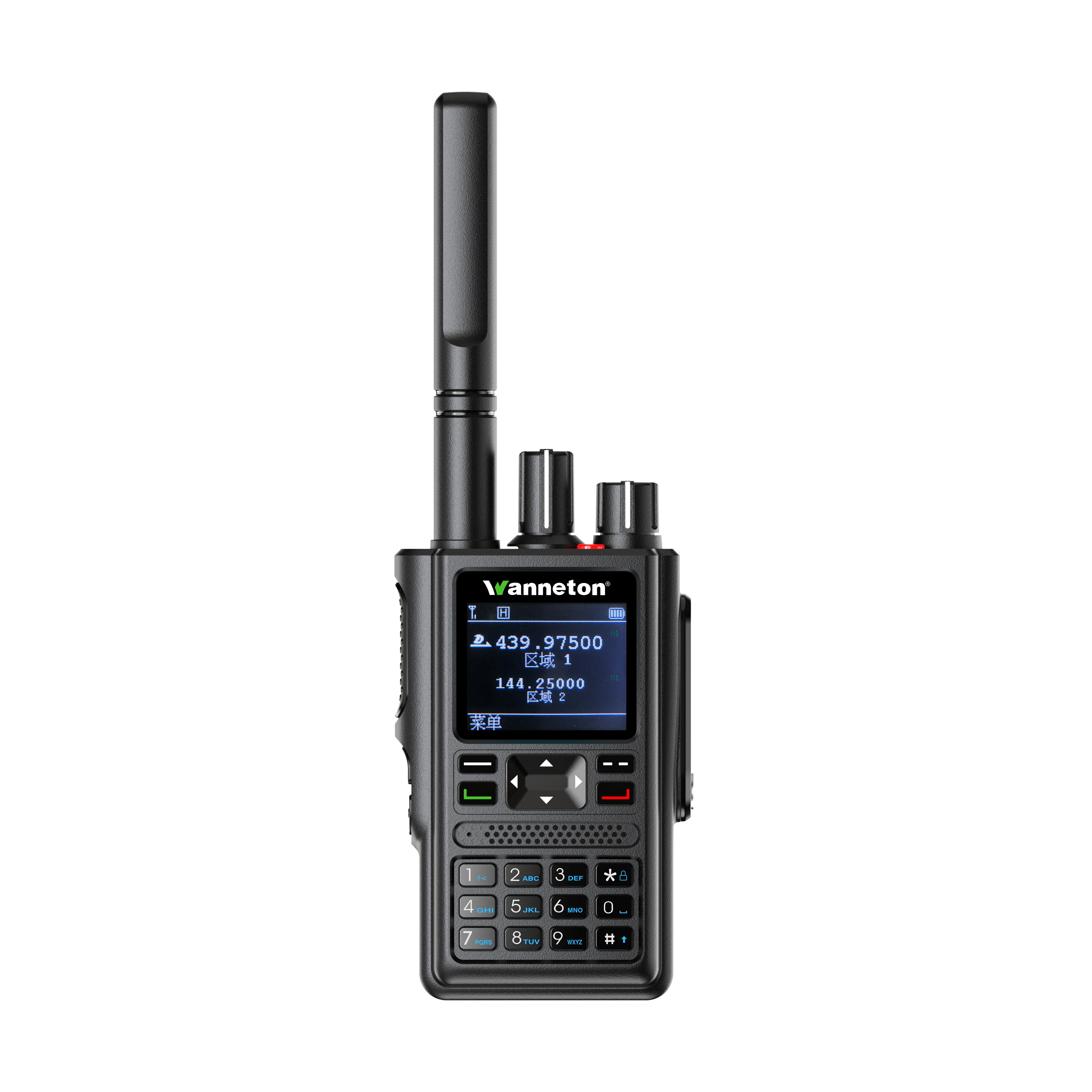 DMR Walkie Talkie analogico a lungo raggio, Radio Dual Band, registrazione SMS, Radio radioamatoriale GPS, 4800mAh, UHF, VHF, nuovo