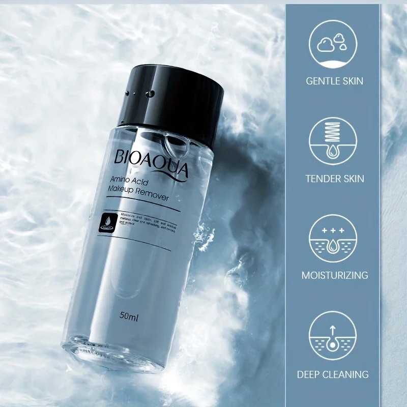 مزيل مكياج لطيف للمياه من الأحماض الأمينية - تنظيف عميق فعال للبشرة الحساسة، نسيج طازج ولطيف، سهل الشطف #5