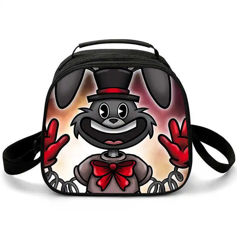 موضة Crossbody العثور على فرانكي نصف دائرة Lunchbox العزل الحراري الغذاء حقيبة الغداء ثلاثية الأبعاد مطبوعة معزول حقائب اليد أكياس الجليد