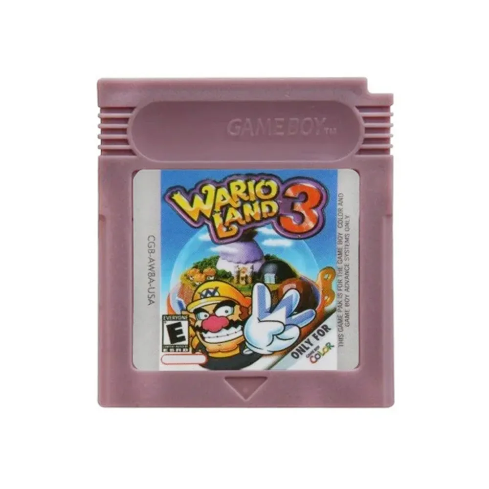 Neue GBC 16-Bit-Spielvideokassette Konsole 16-Bit-Spielkarte Wario Land Donkey Kong Wario Land 2 Yoshi für GBC/GBA Mario