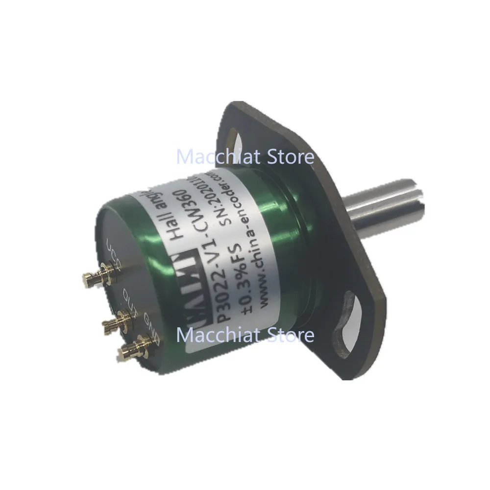 

P3022 Contactless Digitized Potentiometer Magnetic Hall Rotary Encoder Angle Speed Sensors 1-5V SSI IIC ABZ Output