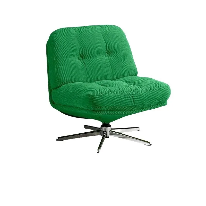 Designer Rotating Lazy Sofa Chair, Compact Leisure Seat, Stylish Furniture for Small Apartment Living Room