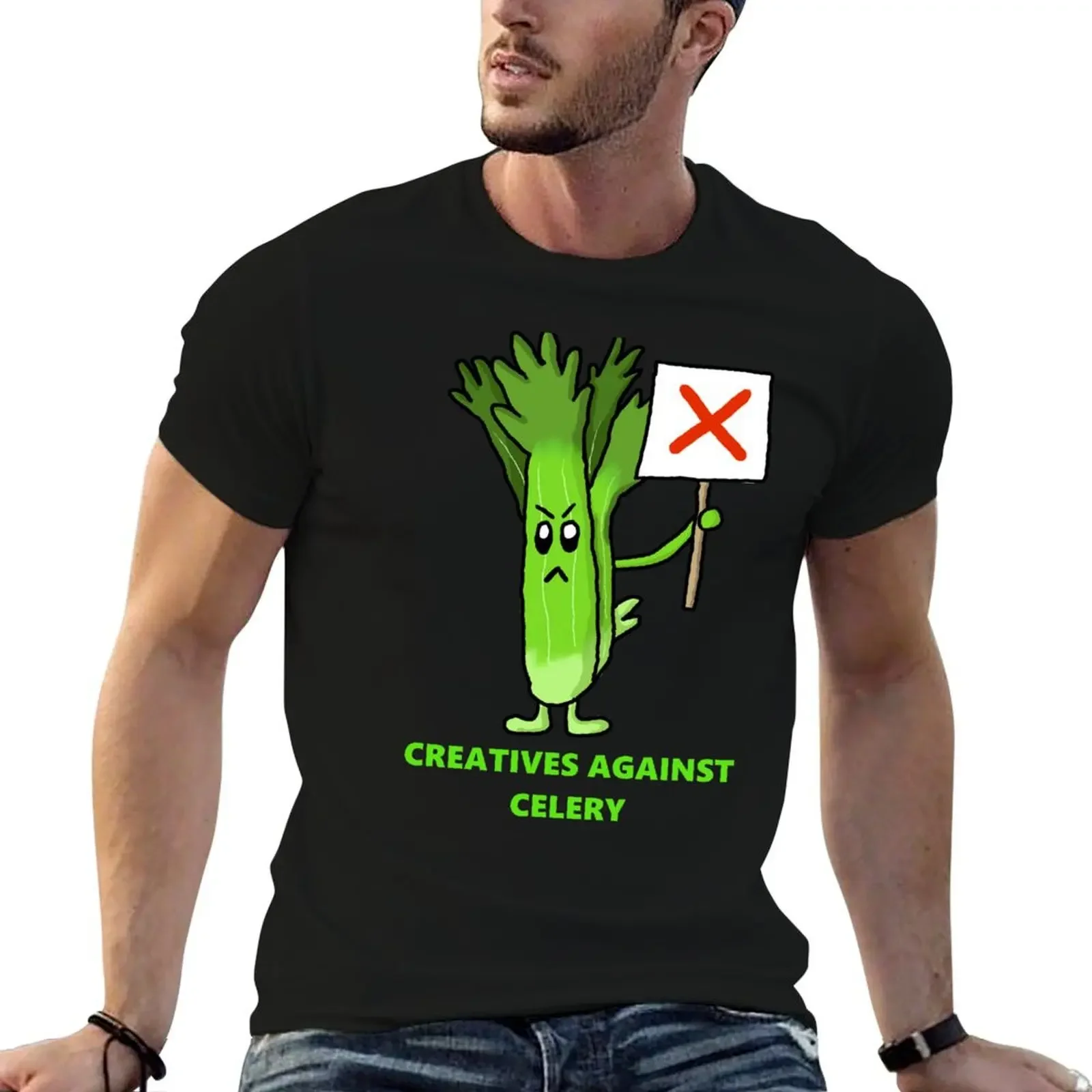 Creatives Against Celery T-Shirt croswit shirt man T-shirts man anime t shirts valentines boutique clothes men tshirt