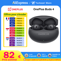 Global Version OnePlus Buds 4 Earphone 55dB ANC Bluetooth 5.4 True Wireless Headphone Earbuds Up to 45 hrs playtime IP55