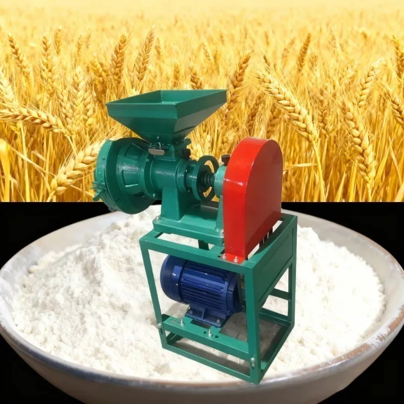 

High Efficiency Machine Corn Grinder Flour Stone Mill the Grain Flour Grinding Machines Powder Pulverizer Maize Milling