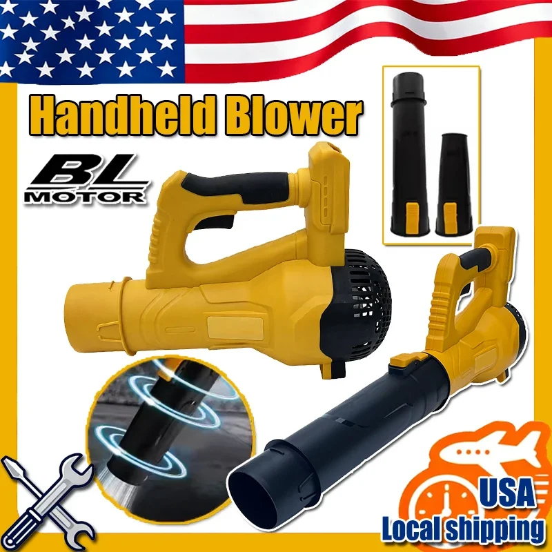 

FIt Dewalt 38000RPM Cordless Air Blower Brushless Handheld Leaf Jet Turbo Blower Power Tool For DEWALT 20V Battery