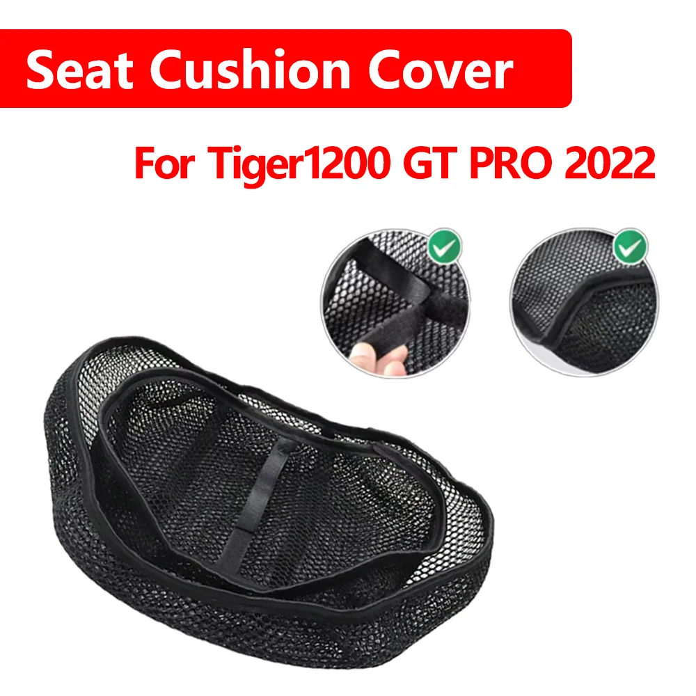 

Motorcycle Accessories 3D Mesh Fabric Cushion Waterproof Protection Seat Cover For Tiger1200 Tiger 1200 GT PRO 2022