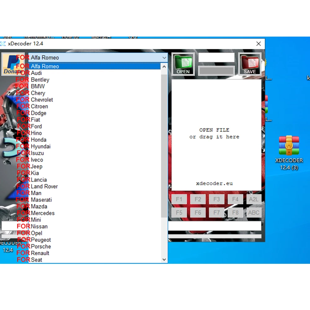 XDecoder V12.4 NEW VERSION 2024 D-TC Remover Full OFF Software Remover for BMW EDC15 EDC16 EDC17 Xdecoder