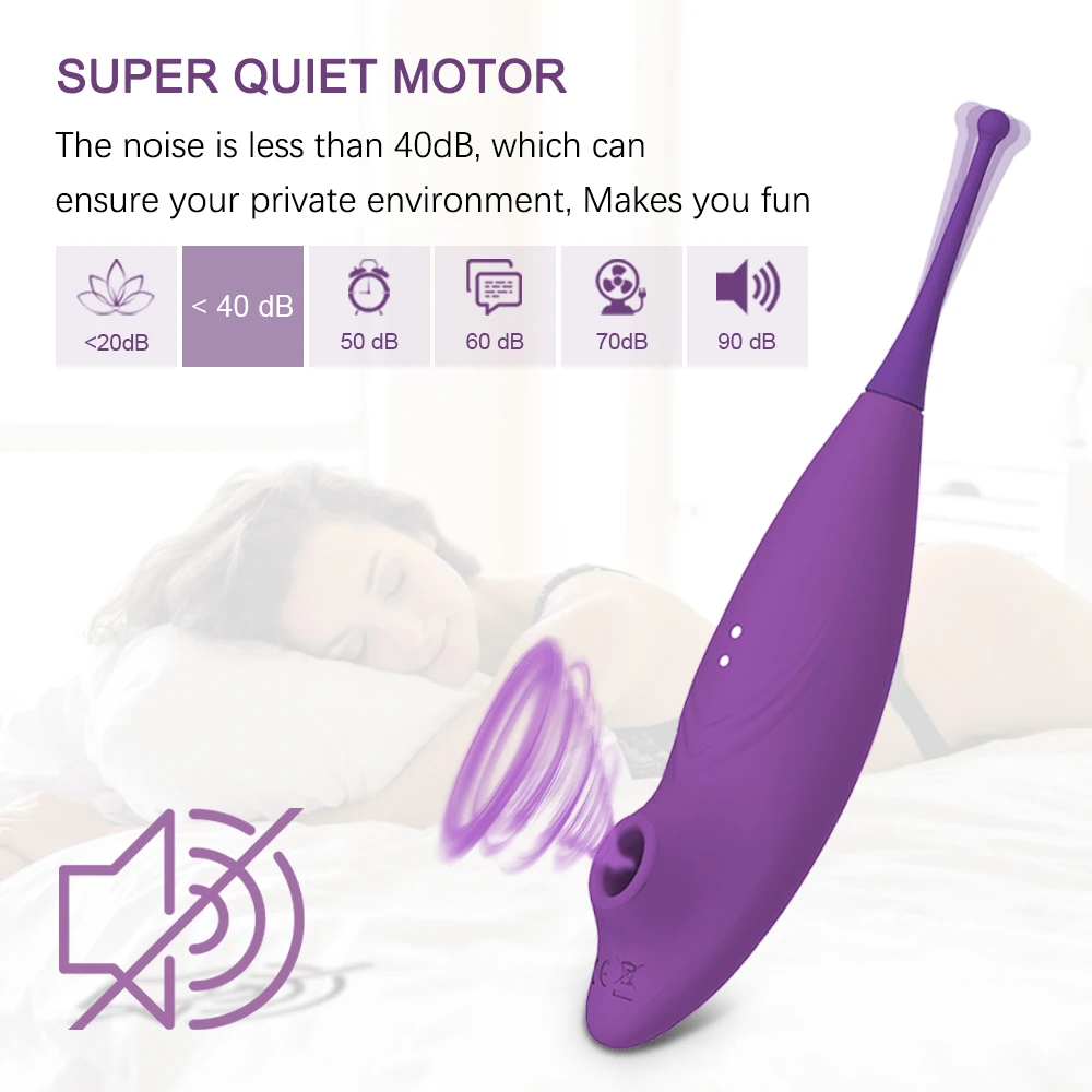 Sucking Vibrator 10 Speeds Vibrating Sucker Nipple Massager Oral Sex Suction Clitoris Stimulator Erotic Sex Toy for Women