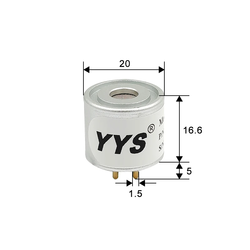 YYS Catalytic Header CH4 Sensor de Gás, Sensor de Gás Combustível, 0-100% LEL para Indústria SC-F4, 1Pc