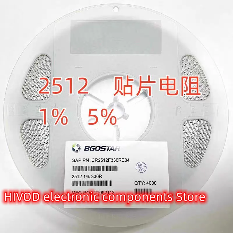 5000 pz J (5%) resistore a montaggio superficiale 0603 0805 1206 100R 220R 470R 510R 620R 680R 750R 820R 910R precisione 5%