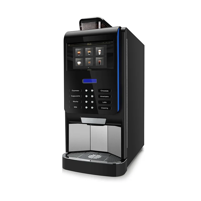 

Self Service MDB Outdoor Card Payment Fully Automatic Bean to Cup 10.1" Screen Display Commercial Coffee Vending Machine