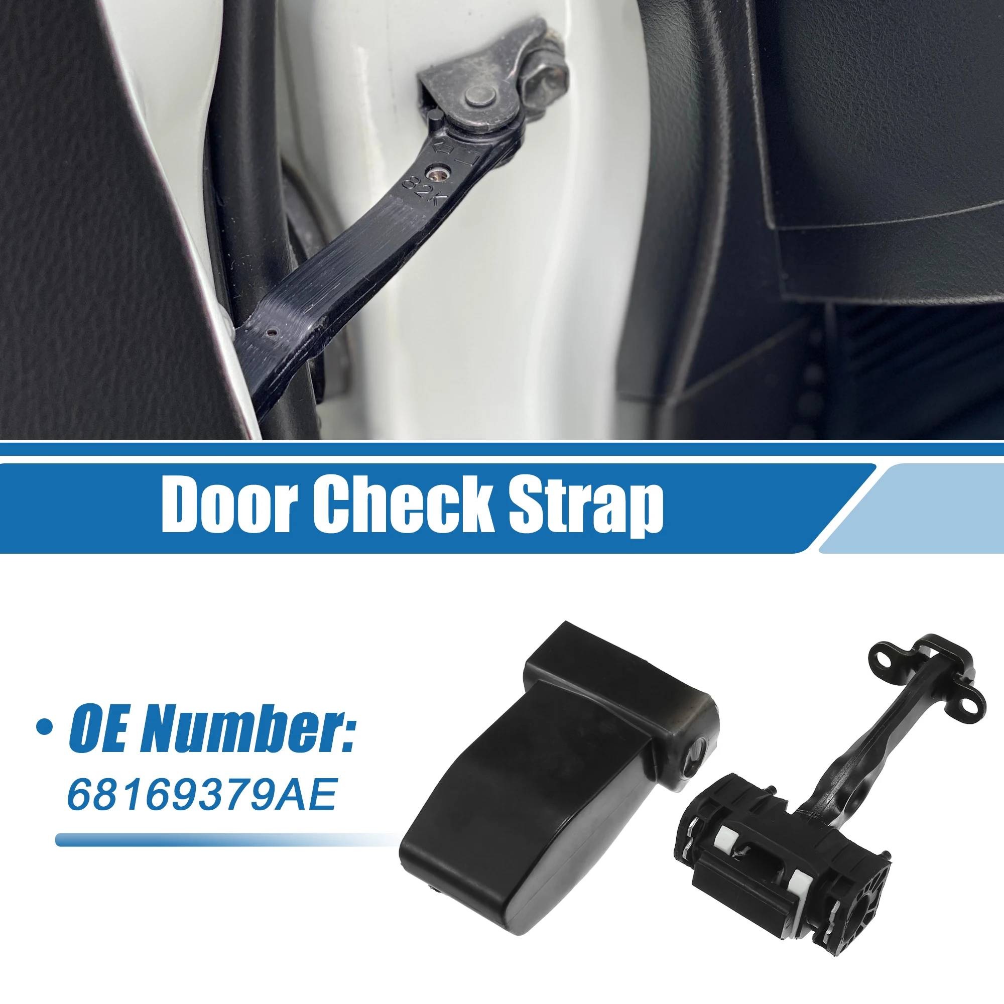 

UXCELL Front Door Check Stop Strap for Ram ProMaster 2500 3500 1500 2014 2015 2016 2017 2018 2019 2020 2021 68169379AE