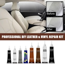 50ML-20ML Leather Repair Gel Car Home Leather Complementary Repair Refurbishing Paint Auto Seat Sofa Scratch Cracks Restoration