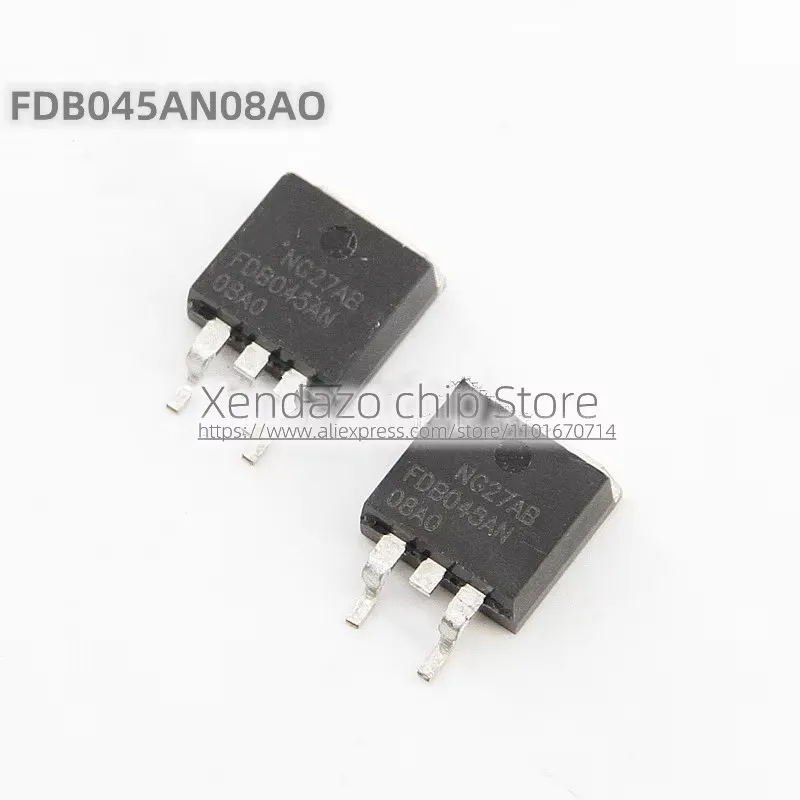 5 teile/los FDB045AN08AO FDB045AN FDB045 ZU-263 paket Ursprüngliche echte MOS-feldeffekttransistor