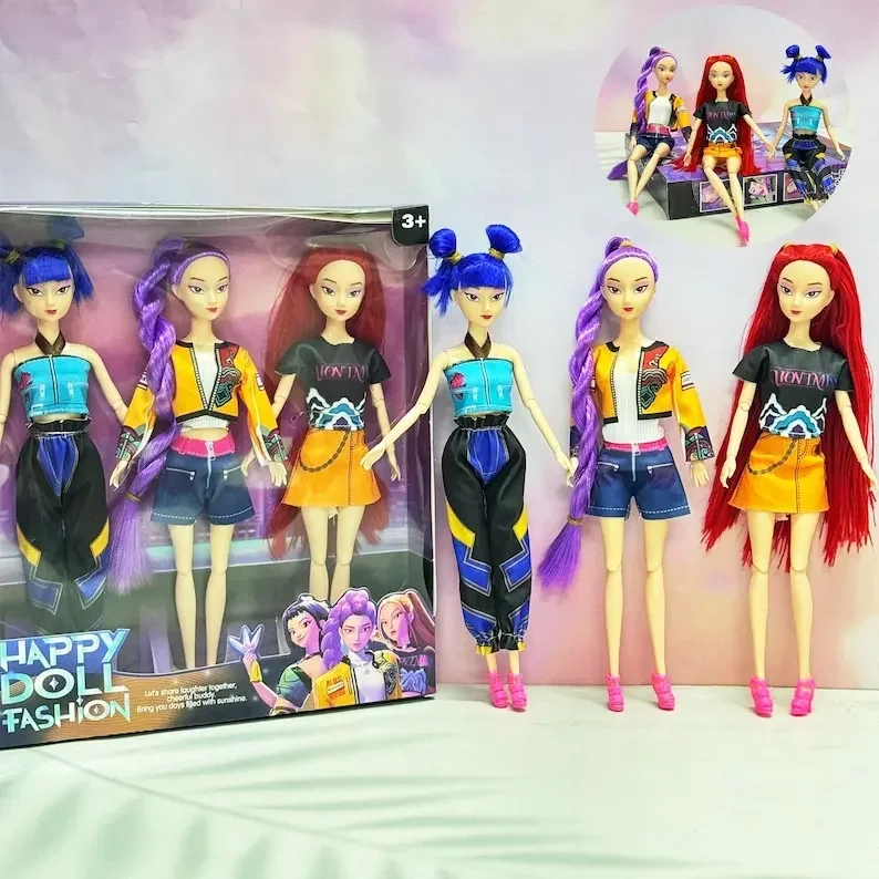 مجموعة شخصيات الحركة Kpop Demon Hunters، دمية Rumi Mira Zoey Derpys Tiger القابلة للجمع، لعبة مجسمة أنيمي لطيفة لمحبي هدية الكريسماس