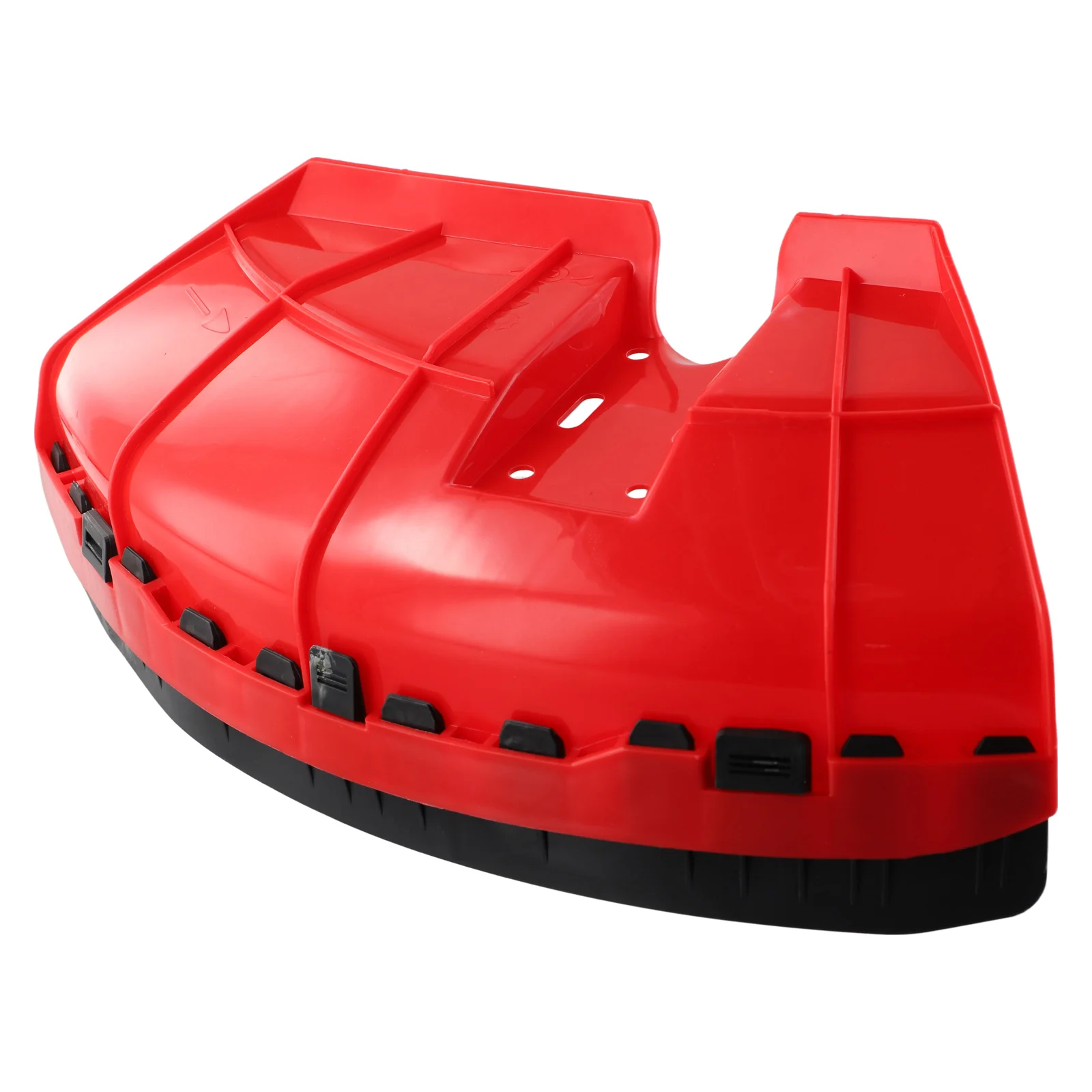 Universal Plastic Brush Cutter Guard Ferramentas de Jardim Baffle Grass Trimmer Shield Guard Easy Install Protection 24 mm 26 mm Red