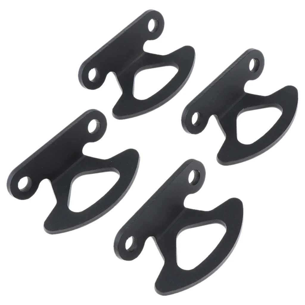 4 pcs/pack Truck Bed Pickup Box Black Tie Down Hooks for Ford