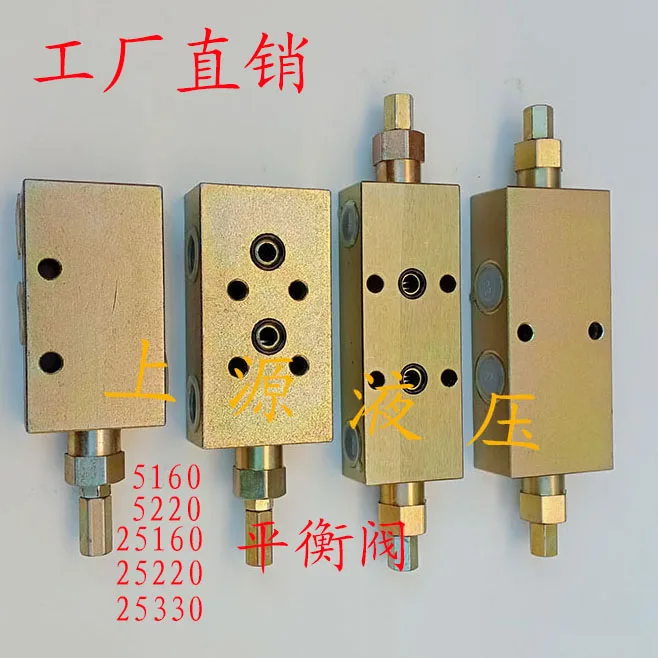 

Hydraulic Two-way Balance Valve 25160 25220 25330A BF Cylinder Lock Engineering Crane Lock Valve